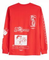 Loosie LS Knit - True Red
