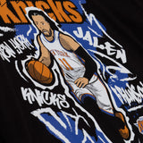 Jalen Brunson New York Knicks Mitchell & Ness Chalked Up T-Shirt - Black