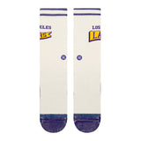 Los Angeles Lakers Stance Unisex Victory Crew Socks - White/Purple