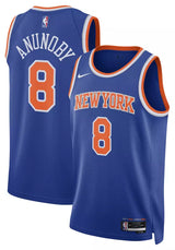 Nike Adult New York Knicks OG Anunoby #8 Swingman Icon Jersey