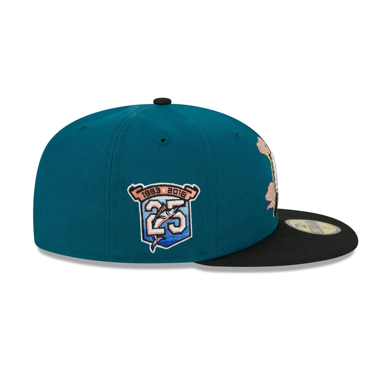 Miami Marlins Cloud Spiral 59FIFTY Fitted