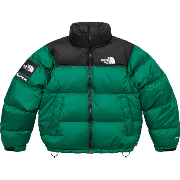 Supreme the North Face Nuptse Jacket Green