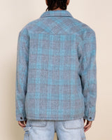 Mohair Chore Coat- Turquoise