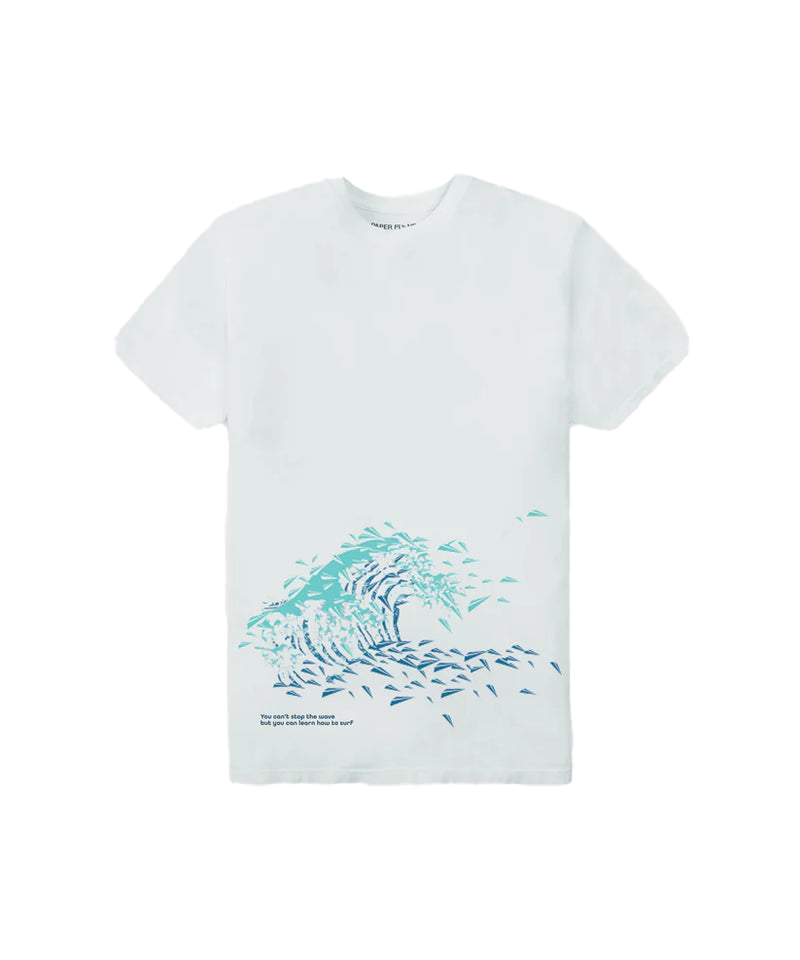 Waves Tee - Barely Blue