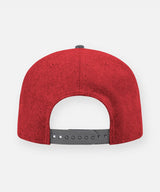 Crimson Wool Melton Two Tone 9FIFFTY Snapback Hat