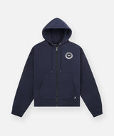 First Class Relaxed Fleece Zip Up - Navy