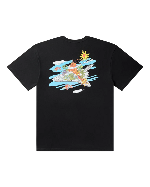 In Clouds SS Tee - Black
