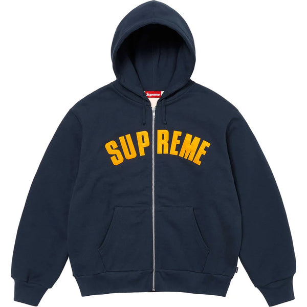 Supreme Arc Thermal Lined Zip Up Hooded Sweatshirt