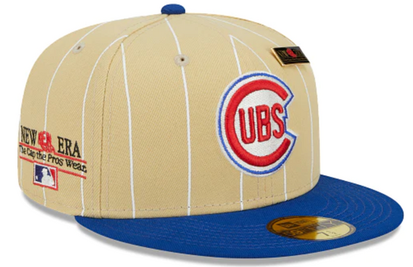 Chicago Cubs Pinstripe Fitted