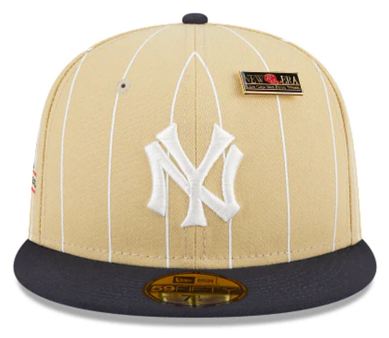 New Era Berretto aderente con toppa laterale NY New York Yankees 59Fifty Cooperstown 50° anniversario, bianco, 7.25 New Era Berretto aderente con toppa laterale NY New York Yankees 59Fifty Cooperstown 50° anniversario, bianco, 7.25
