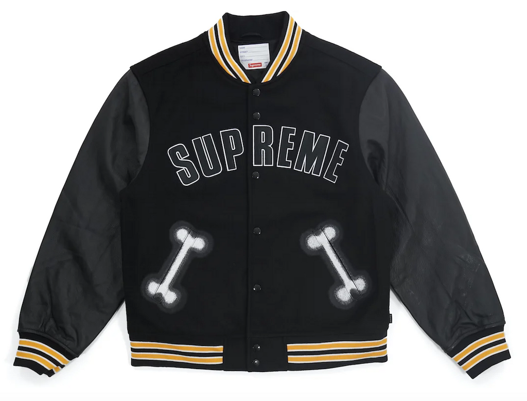 Supreme Bone Varsity Jacket – Sneaker Bar