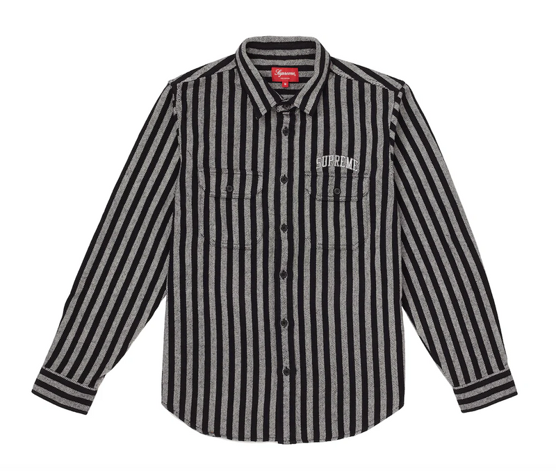 Supreme Stripe Heavyweight Flannel Shirt