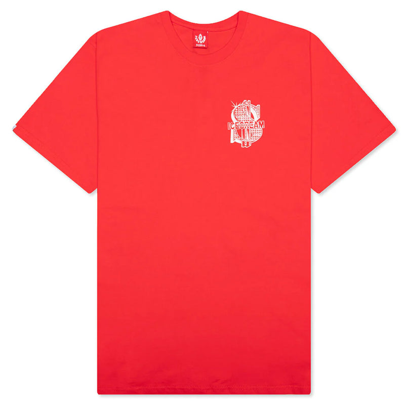 Stairs To Success SS Tee - Fiery Red