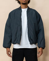 Capital Cropped Bomber - Charcoal