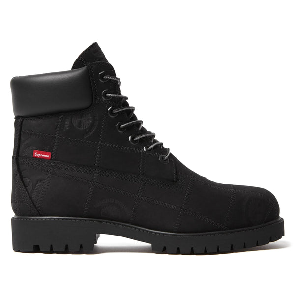6-inch Supreme Timberland Patchwork - Black