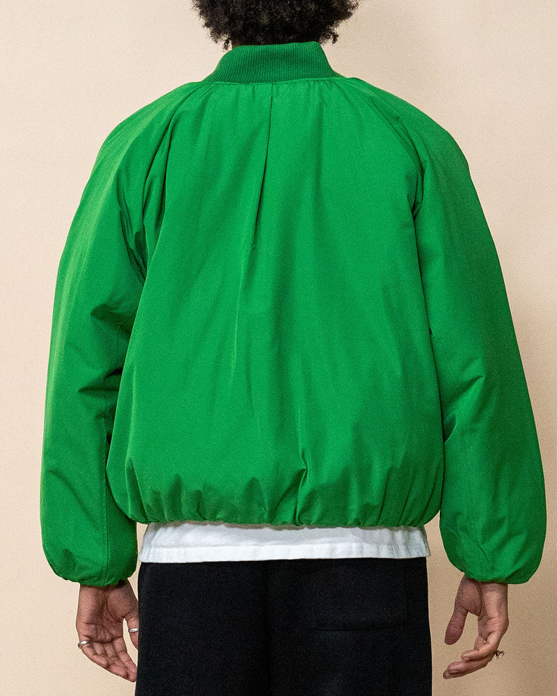 Capital Cropped Bomber - Green