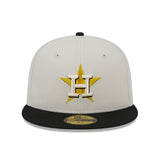 Houston Astros Two-Tone Stone 59Fifty Fitted
