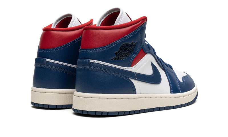 Jordan 1 Mid WMNS "French Blue Gym Red"