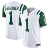 Men's New York Jets Ahmad Sauce Gardner Nike White Alternate Vapor F.U.S.E. Elite Jersey
