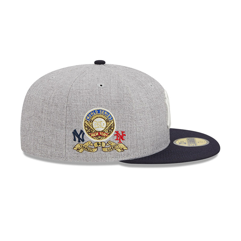 New York Yankees Dynasty 59Fifty Fitted - Heather Grey – Sneaker Bar