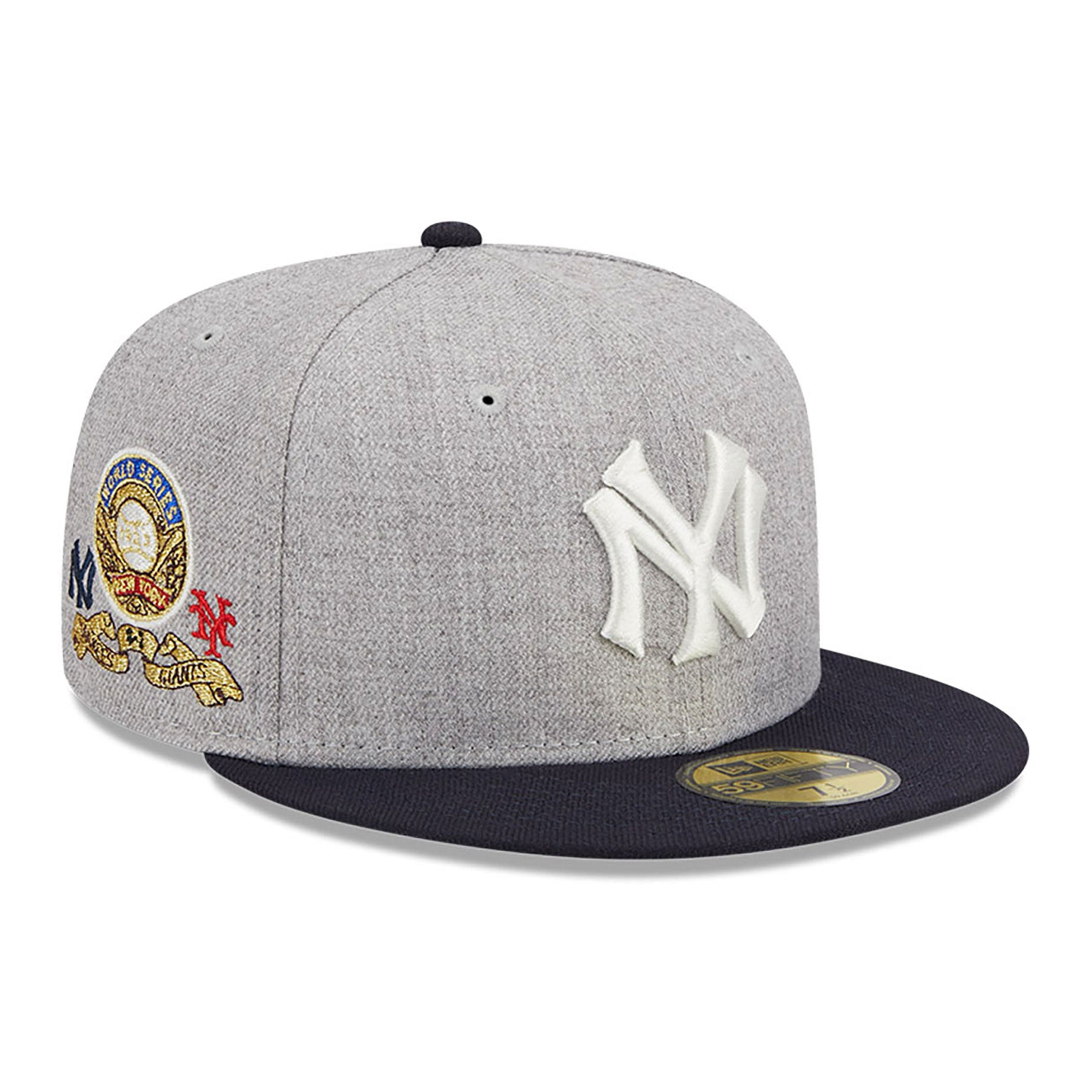 New York Yankees Dynasty 59Fifty Fitted - Heather Grey – Sneaker Bar