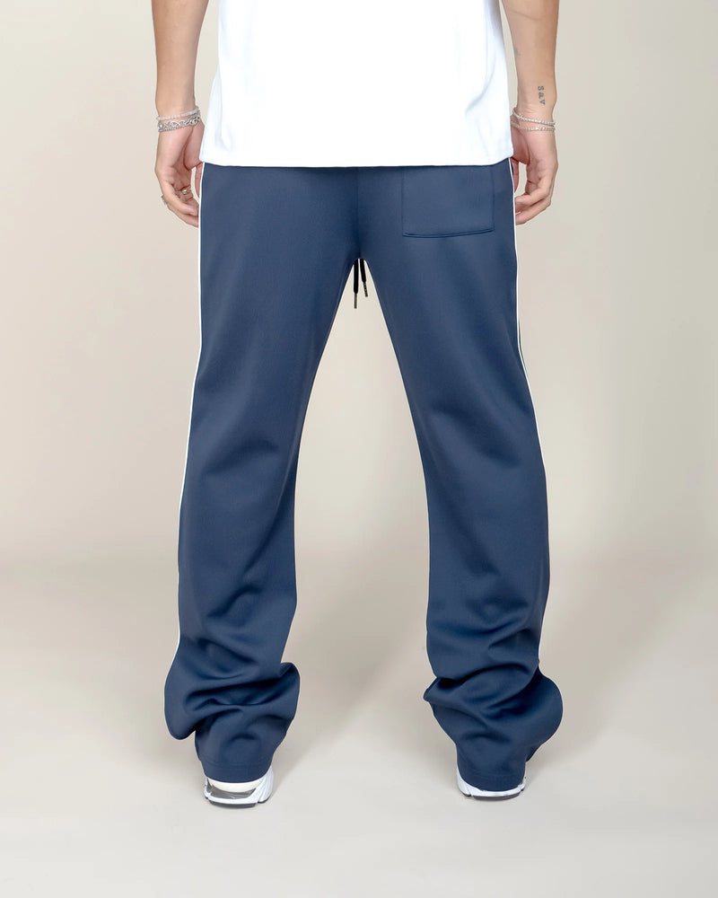 Perfect Piping Track Pants - Navy