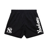 New York Yankees Team Essentials Nylon Shorts - Black