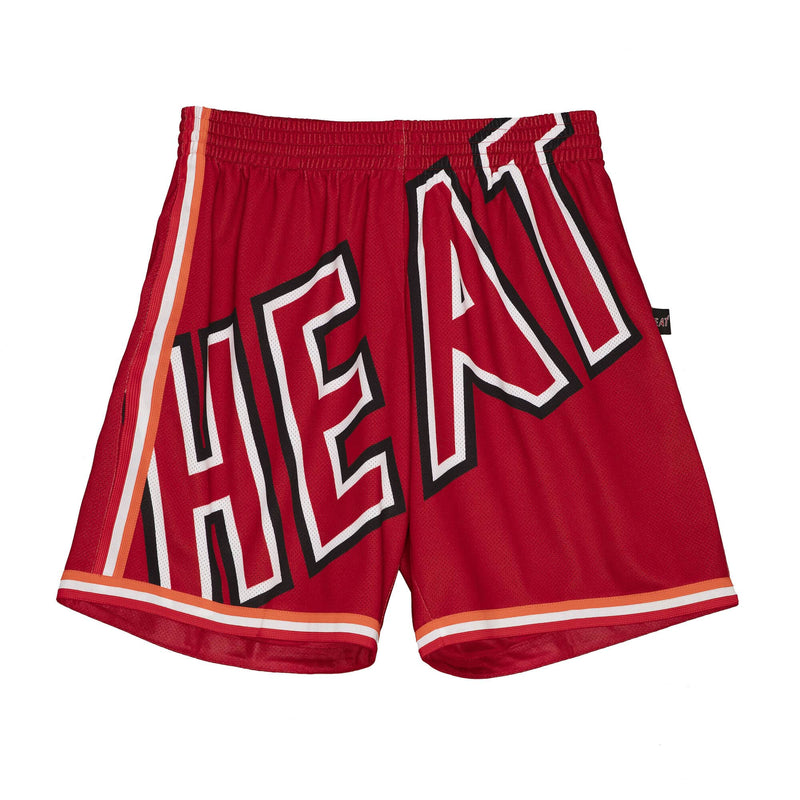 Miami Heat Big Face 2.0 Shorts - Red