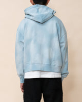 Sun Faded Cropped Hoodie - Sky Blue