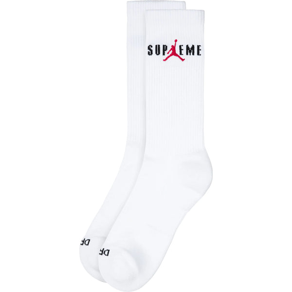 Supreme x Jordan Socks - White