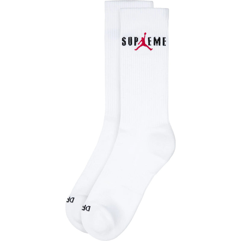 Supreme x Jordan Socks - White