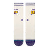 Los Angeles Lakers Stance Unisex Victory Crew Socks - White/Purple