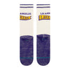 Los Angeles Lakers Stance Unisex Victory Crew Socks - White/Purple