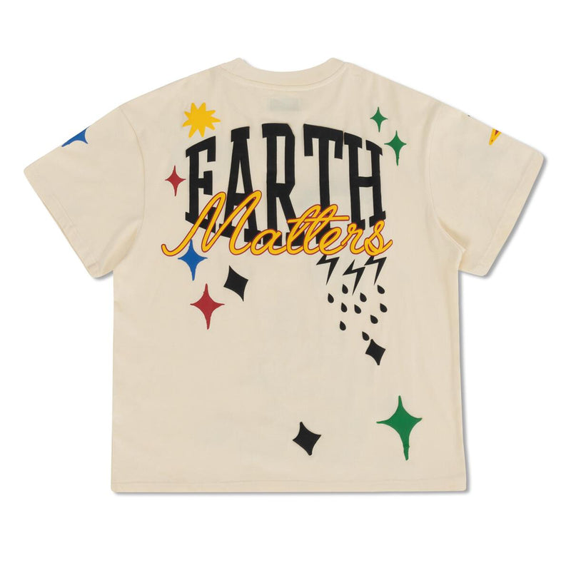 Earth Graphic T-Shirt - Cream