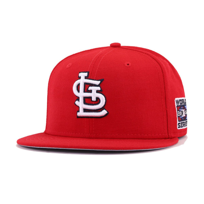 St. Louis Cardinals New Era 2006 World Series Wool 59FIFTY Fitted Hat - Red, Size: 7 7/8