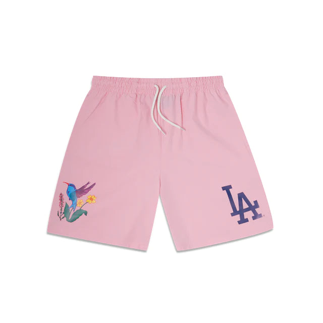 Los Angeles Dodgers Blooming Shorts - Pink
