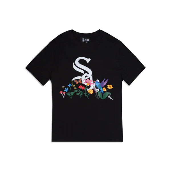 Chicago White Sox Blooming T-Shirt - Black