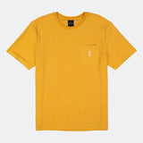 Reversed Terry Pocket T-Shirt - Yellow Gold