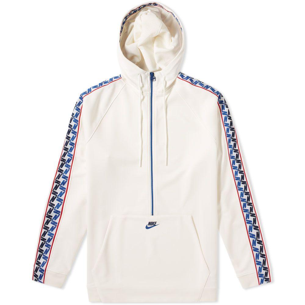 Nike taped poly half zip hoody outlet