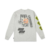 Cup Or Cone LS Knit T-Shirt - Light Heather Grey