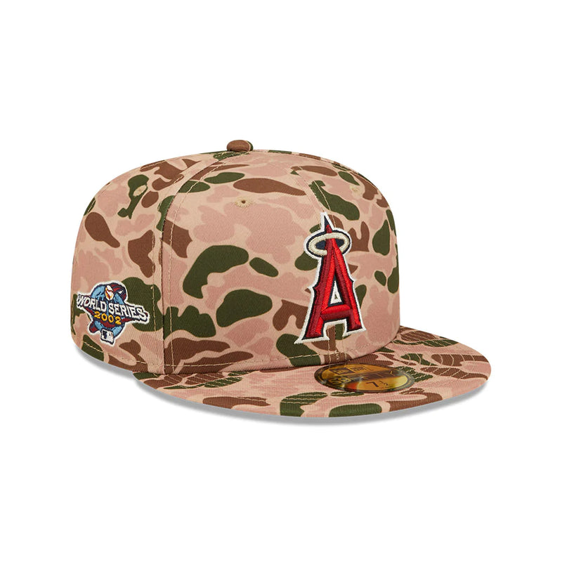 Los Angeles Angels 2002 World Series Duck Camo Fitted