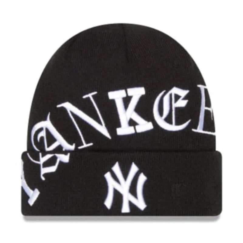 New York Yankees Backletter Knit Hat