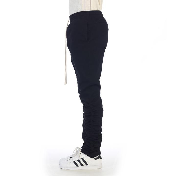 Zipper Track Pants - Black