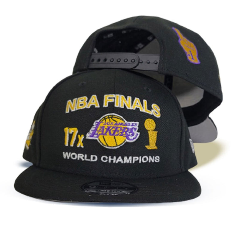 New Era Los Angeles Lakers Black and Yellow Edition 9Fifty Snapback Cap