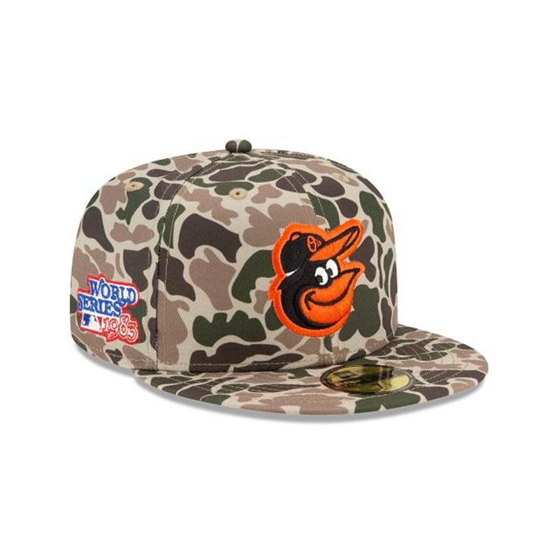 New Era 59FIFTY Baltimore Orioles 1983 World Series Duck Camo Fitted