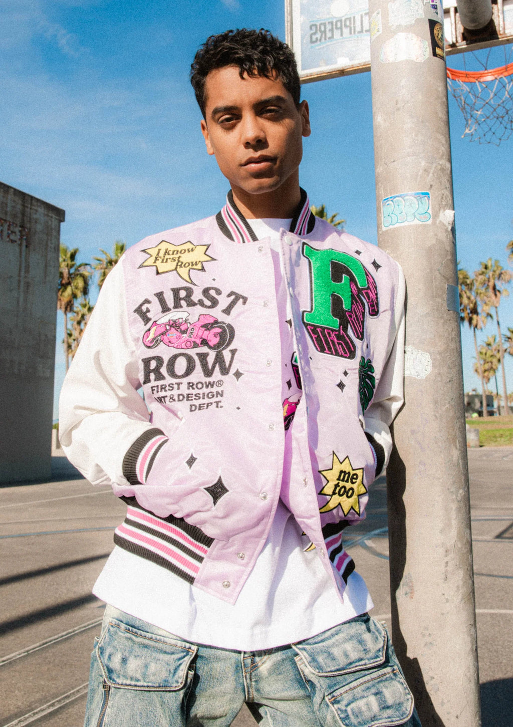 Kaneda's Bike Varsity Jacket - Lavender – Sneaker Bar