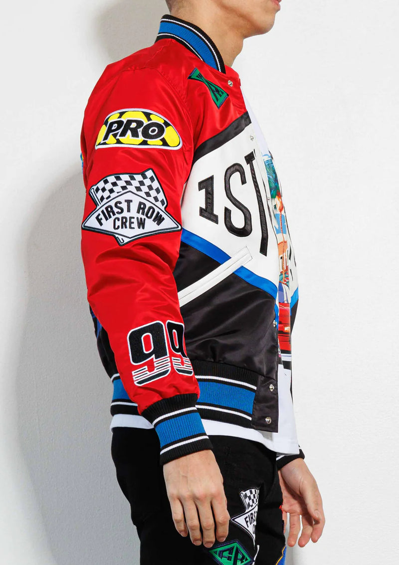 Racing Varsity Jacket - Red – Sneaker Bar