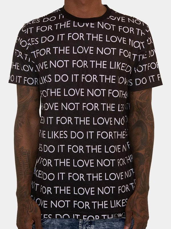 For The Love T-Shirt - Black
