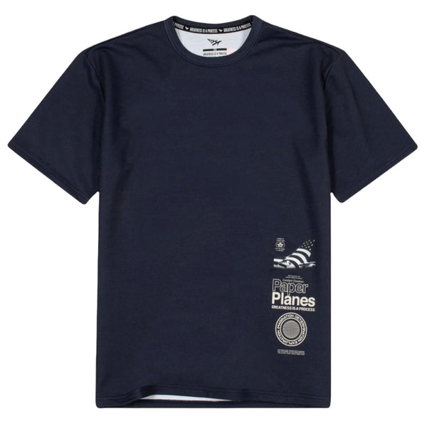 Cloud Surf French Terry T-Shirt - Sapphire
