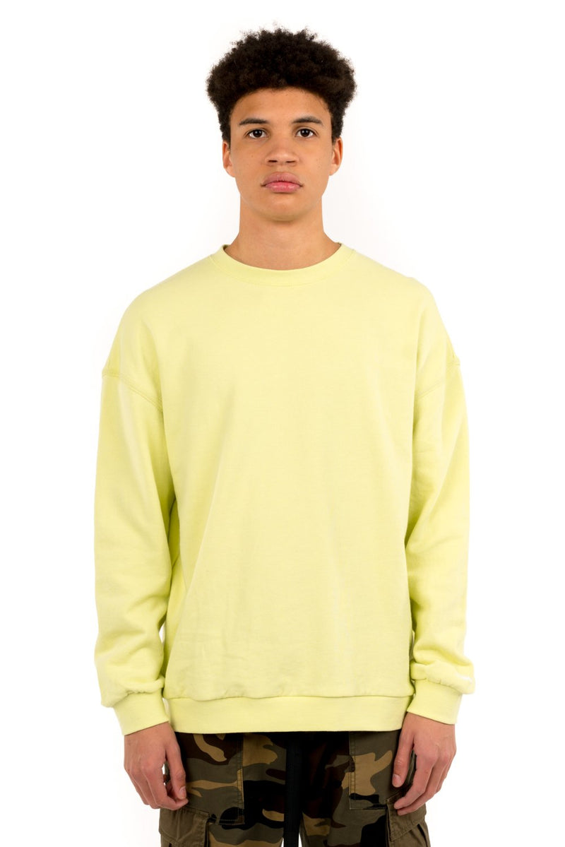 Garment Dyed Crew Sweatshirt - Neon